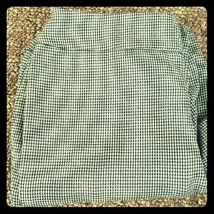 Black and White Cotton Pants